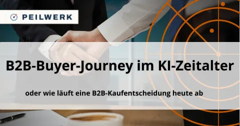 B2B Buyer Journey - Geschäftsleute geben sich die Hand